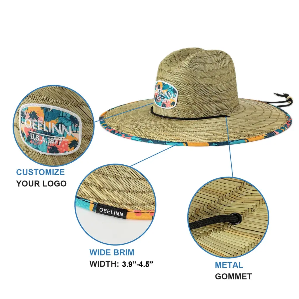 Why Your Material Choice Matters More Than You Think 2 Bulk Lifeguard Straw Cowboy Hat for OEM Wholesale Straw Hat Wholesale 1