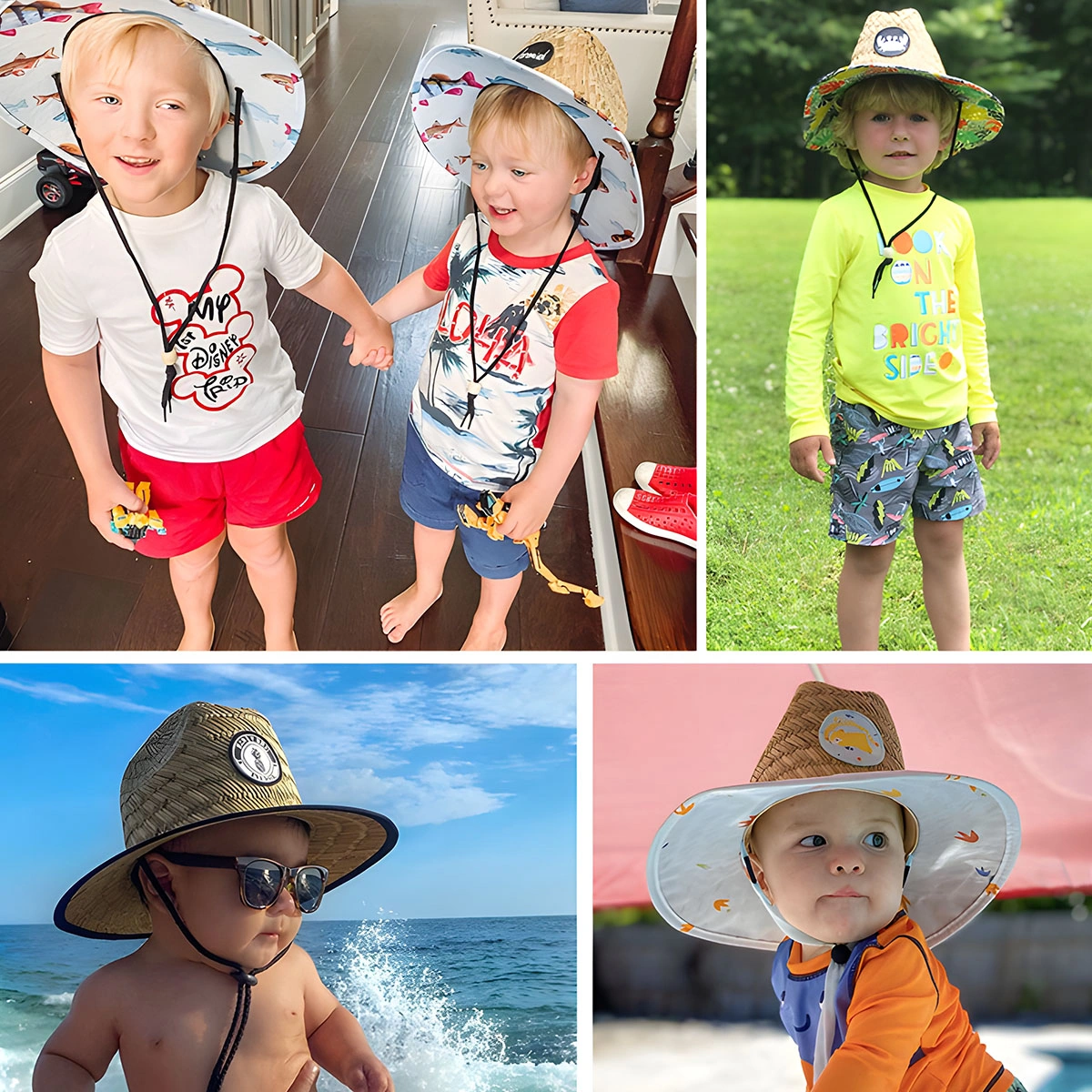 Home 3 Custom Kids Straw Hat — Wholesale Natural Grass Sun Hat for Children CE RoHS OEM Custom Straw Hat Wholesale 4
