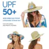 Custom Printed UPF 50+ Straw Visor Hat — Under-Brim Digital Heat-Transfer Printing_Straw_Hat_Wholesale (4) Custom Printed UPF 50+ Straw Visor Hat — Under-Brim Digital Heat-Transfer Printing
