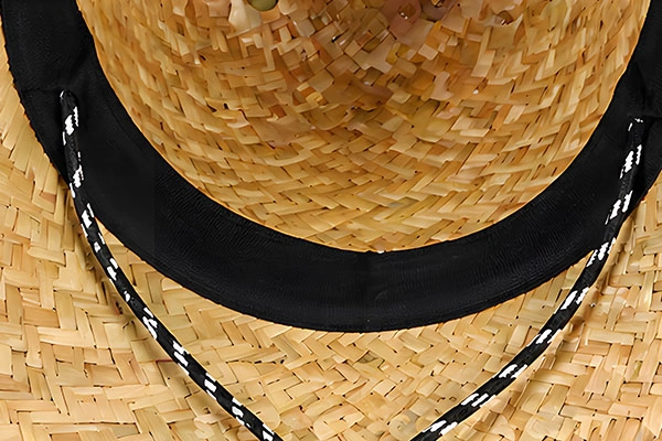 Ordering Process 41 Leather chin strap or decorative band Straw Hat Wholesale