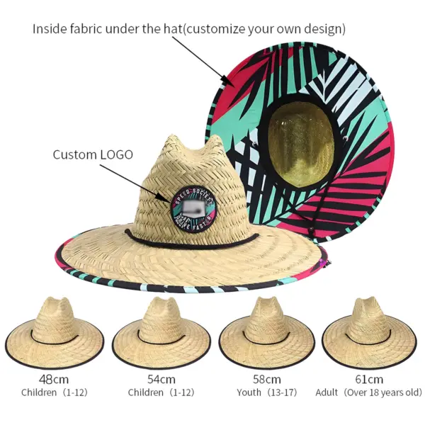 Packable Beach Straw Hat — Foldable Natural Grass, UPF50+, OEMODM_Straw_Hat_Wholesale (3) Packable Beach Straw Hat — Foldable Natural Grass, UPF50+, OEM/ODM
