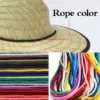 Packable Beach Straw Hat — Foldable Natural Grass, UPF50+, OEMODM_Straw_Hat_Wholesale (4) Packable Beach Straw Hat — Foldable Natural Grass, UPF50+, OEM/ODM