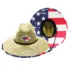 Custom UPF50+ Wide Brim Lifeguard Straw Hat | Wholesale Manufacturer