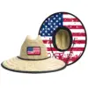 Custom UPF50+ Wide Brim Lifeguard Straw Hat | Wholesale Manufacturer