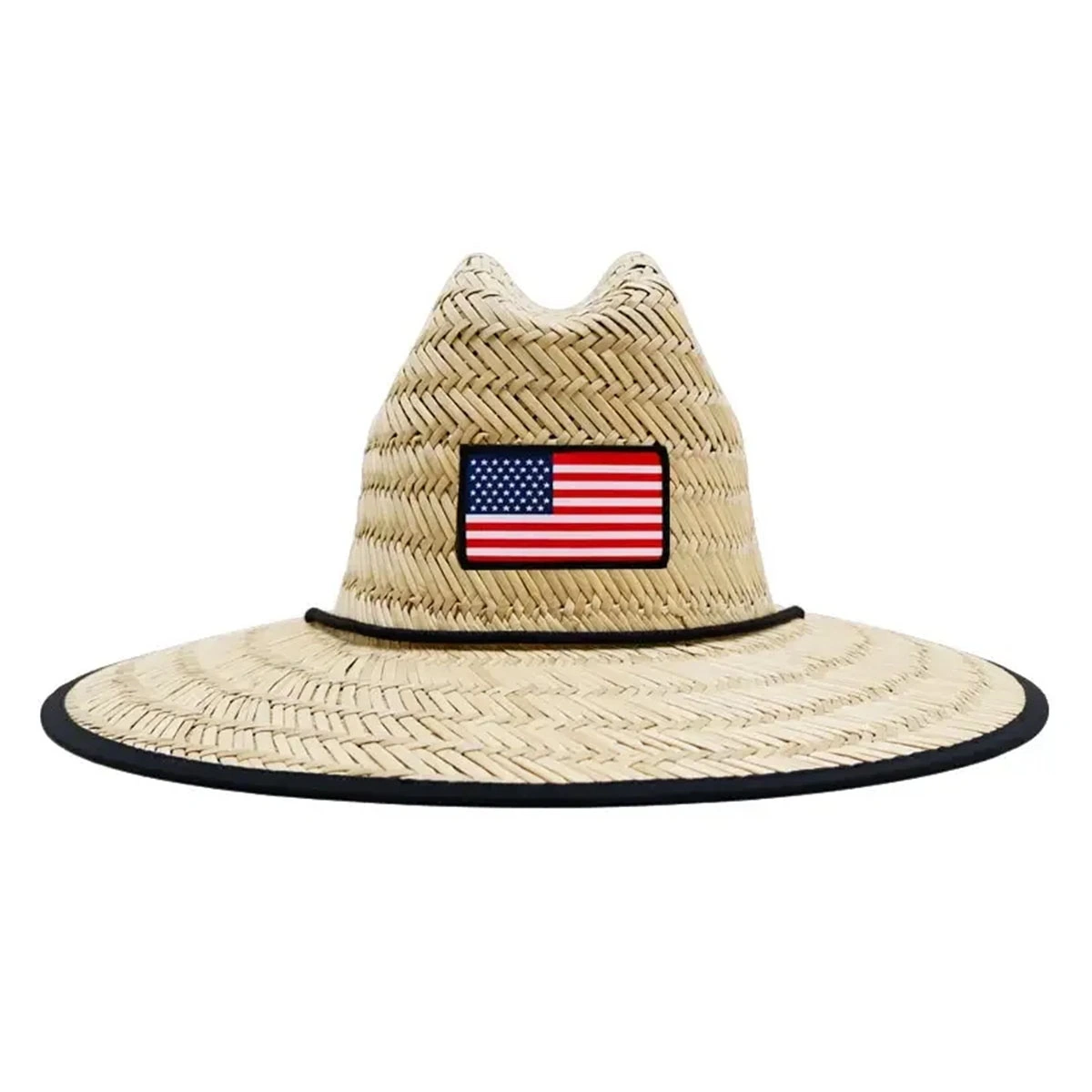 Home 6 Wide Brim Beach Straw Hat — Natural Grass Weave UPF50 OEMODM Straw Hat Wholesale 8